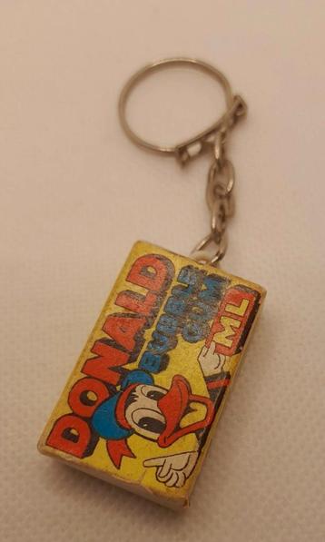 Oude vintage sleutelhanger Donald Duck bubblegum  beschikbaar voor biedingen