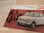 Zeldzame introductie folder Austin Mini Cooper met bijlage, Ophalen of Verzenden, Zo goed als nieuw, Overige merken