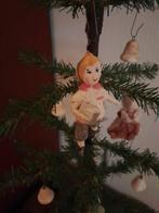 ~ Oud Wattenpopje Watten Kerst Figuurtje Feathertree, Antiek en Kunst, Ophalen of Verzenden