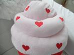 leuke cup kussen /  groot taart, Ophalen, Zo goed als nieuw, Rood, Rond