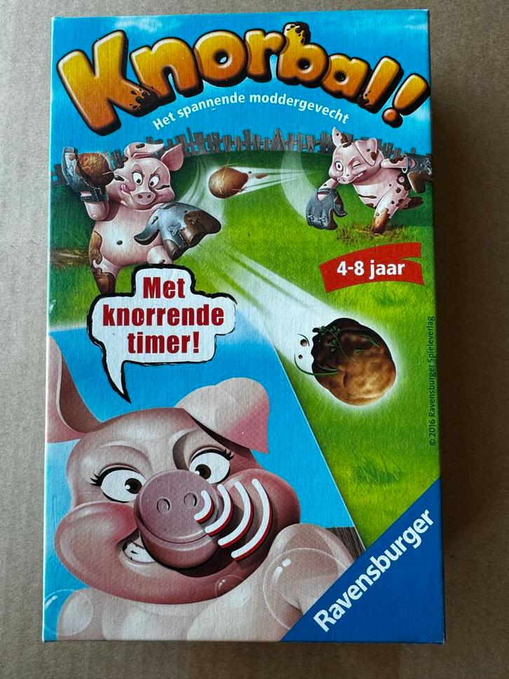 Knorbal Ravensburger - Leuk reactiespel!, Hobby en Vrije tijd, Gezelschapsspellen | Bordspellen, Zo goed als nieuw, Drie of vier spelers