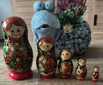 Prachtige Grote Houten Matroesjka Poppen 5 Delig, Ophalen of Verzenden, Zo goed als nieuw, Pop