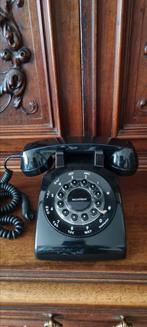 Retro Telefoon Zwart, Telecommunicatie, Vaste telefoons | Niet Draadloos, Ophalen of Verzenden, Nieuw, Met draaischijf