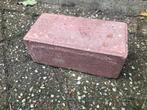 betonklinkers rood, 50 stuks, Ophalen, Gebruikt, Klinkers, Minder dan 5 m²