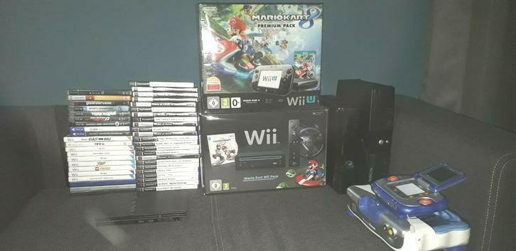Partij Nintendo, Playstation, Xbox & Vtech, Spelcomputers en Games, Spelcomputers | Nintendo Wii U, Gebruikt, Ophalen