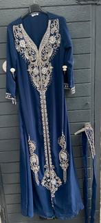 Prachtige Marokkaanse Indiase Jurk voor Carnaval, Blauw, Ophalen of Verzenden, Zo goed als nieuw, Maat 36 (S)