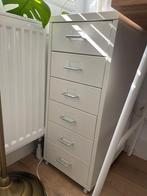 Ladenkast  wit metaal., Ophalen, Minder dan 50 cm, Gebruikt, 5 laden of meer