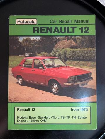 Renault 12 Car Repair manual (handboek) beschikbaar voor biedingen
