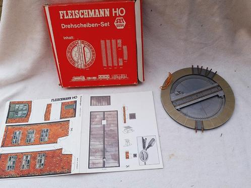 Fleischmann draaischijf 6094 in doos, Hobby en Vrije tijd, Modeltreinen | H0, Zo goed als nieuw, Locomotief, Gelijkstroom, Fleischmann