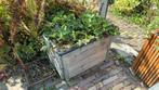 Twee Bloembakken, van oude palletranden, Ophalen, Gebruikt, Tuin, 60 tot 100 cm