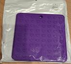 2x Paarse Siliconen Placemat / Onderzetter met Hartjes, Ophalen of Verzenden, Nieuw
