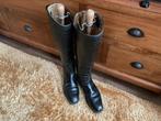 Brocante vintage laarzen rijlaarzen zwart leer +spanners, Antiek en Kunst, Antiek | Kleding en Accessoires, Ophalen of Verzenden