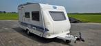 Aangeboden Super Hobby 400 de luxe easy, Caravans en Kamperen, Kachel, 75 kg, Hobby, Treinzit