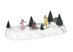 Department 56 A new bike for Christmas (Past bij Lemax), Ophalen of Verzenden, Zo goed als nieuw