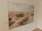 Canvas schilderij Strand - Zon - Duin, Ophalen, 125 cm of meer, Zo goed als nieuw, Schilderij