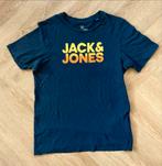 Jack & Jones blauw T-shirt maat 164, Verzenden, Zo goed als nieuw, Jongen, Shirt of Longsleeve