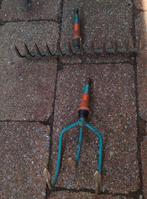 Wolftand en hark van gardena zonder de stok, Tuin en Terras, Hand-tuingereedschap, Ophalen, Zo goed als nieuw, Hark, Gardena