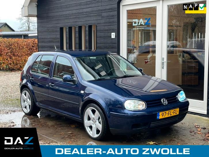 Volkswagen Golf 2.3 V5 Highline Aut/Ecc/Leer/18"Lm, Auto's, Oldtimers, Bedrijf, Te koop, ABS, Airbags, Airconditioning, Alarm