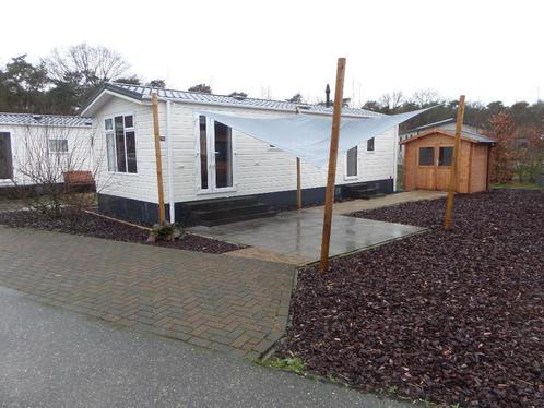 Chalet 4 pers. Airco + Berging - kavel 112, Caravans en Kamperen, Stacaravans, tot en met 4