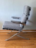 Olivier Mourgue fauteuil De Joker voor Airborne, Huis en Inrichting, Fauteuils, Ophalen, Gebruikt, Minder dan 75 cm, Metaal