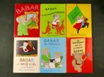6x Babar boeken: Frans (5x) en Nederlands (1x) (1961 - 1969), Boeken, Kinderboeken | Kleuters, Gelezen, Jongen of Meisje, Ophalen of Verzenden