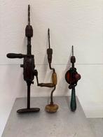 3x vintage handboor 1x Peugeot, Ophalen of Verzenden