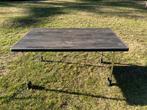 Camping tafel, Dukdalf Stabilic III/3, houtnerf, 115x70, Caravans en Kamperen, Kampeermeubelen, Ophalen, Gebruikt, Campingtafel