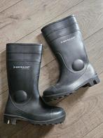 Dunlop laarzen zwart met stalen neus 38 en 43, Tuin en Terras, Werkkleding, Ophalen of Verzenden, Zo goed als nieuw, Laarzen