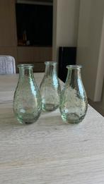 Kleine vaasjes, Huis en Inrichting, Woonaccessoires | Vazen, Ophalen of Verzenden, Minder dan 50 cm, Groen, Glas