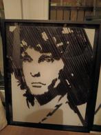 Schilderijen van papierrolletjes, Ophalen