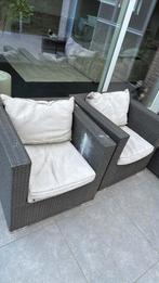 Gratis ophalen loungset, Tuin en Terras, Tuinsets en Loungesets, Ophalen, Gebruikt, Kunststof, Loungeset