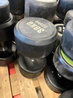 1 x 38 kg rubberen dumbell gewicht, Dumbbell, Gebruikt, 1 x 38 kg, Rubberen