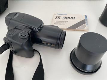 Olympus IS-3000 35mm SLR Camera met HQ 1.7x Teleconverter beschikbaar voor biedingen