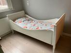 Vintage Zweeds kinderbed mét matras, Kinderen en Baby's, Kinderkamer | Bedden, Ophalen of Verzenden, Gebruikt, 70 tot 85 cm, Matras