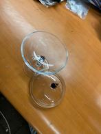 Glazen schaal met deksel, Huis en Inrichting, Woonaccessoires | Schalen en Manden, Ophalen, Schaal, Rond, Glas