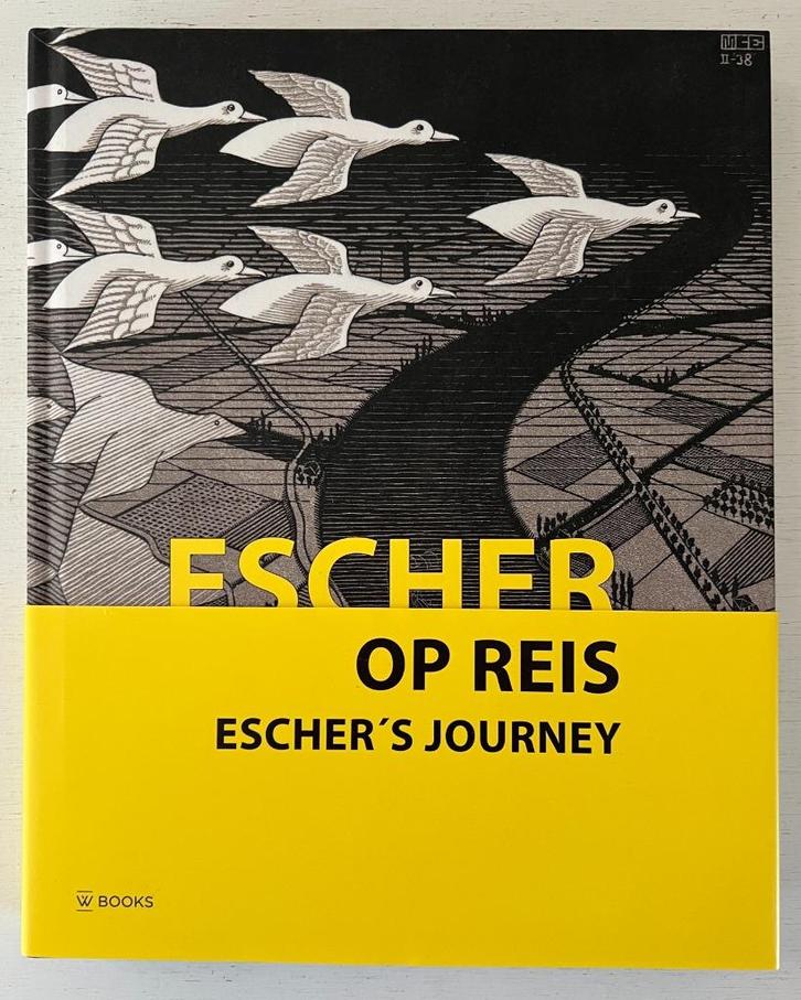 Escher op reis - Escher's journey, Boeken, Kunst en Cultuur | Beeldend, Zo goed als nieuw, Grafische vormgeving, Ophalen of Verzenden