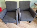 3 grijze eetkamerstoelen op wieltjes, Huis en Inrichting, Stoelen, Ophalen, Gebruikt, Grijs
