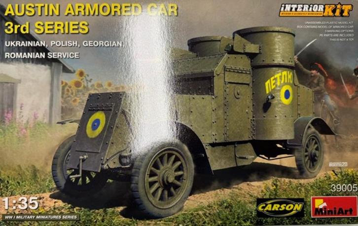 Coelianmodels, MiniArt 35009, Austin 3rd series 1/35 € 44,99, Hobby en Vrije tijd, Modelbouw | Auto's en Voertuigen, Nieuw, Tank