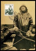 Visserschip - Foroyar - Roerganger - Michel 105 - maxikaart, Verzamelen, Ophalen of Verzenden, Zo goed als nieuw, Zeilboot, Overige typen