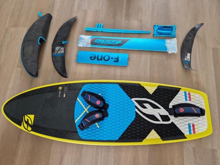 F One Kite Foil Set (met 45cm en 85cm mast!), Watersport en Boten, Kitesurfen, Gebruikt, Kiteboard, Foil, Ophalen