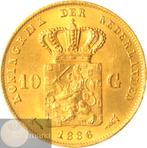 Nederland - 10 Gulden / Gouden tientje 1886 Willem III #1, Koning Willem III, Losse munt, 10 gulden, Goud