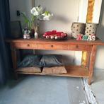 Sidetable teakhout, Ophalen, Teakhout, Zo goed als nieuw, 150 tot 200 cm