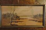 WATERLANDSCHAP het Venebos in Brabant 80x42 heel oud € 75, Ophalen of Verzenden