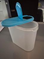 Tupperware Voorraaddoos met Schenkopening, Ophalen of Verzenden, Gebruikt, Blauw, Bus of Trommel