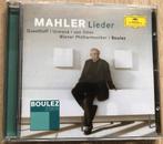 MAHLER - LIEDER - WIENER PHILHARMONIKER - BOULEZ, Cd's en Dvd's, Ophalen of Verzenden, Romantiek, Zo goed als nieuw, Orkest of Ballet