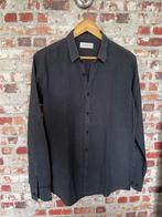 Shoreditch grijs/zwart overhemd met spikkeltjes medium, Zwart, Zo goed als nieuw, Shoreditch, Halswijdte 39/40 (M)