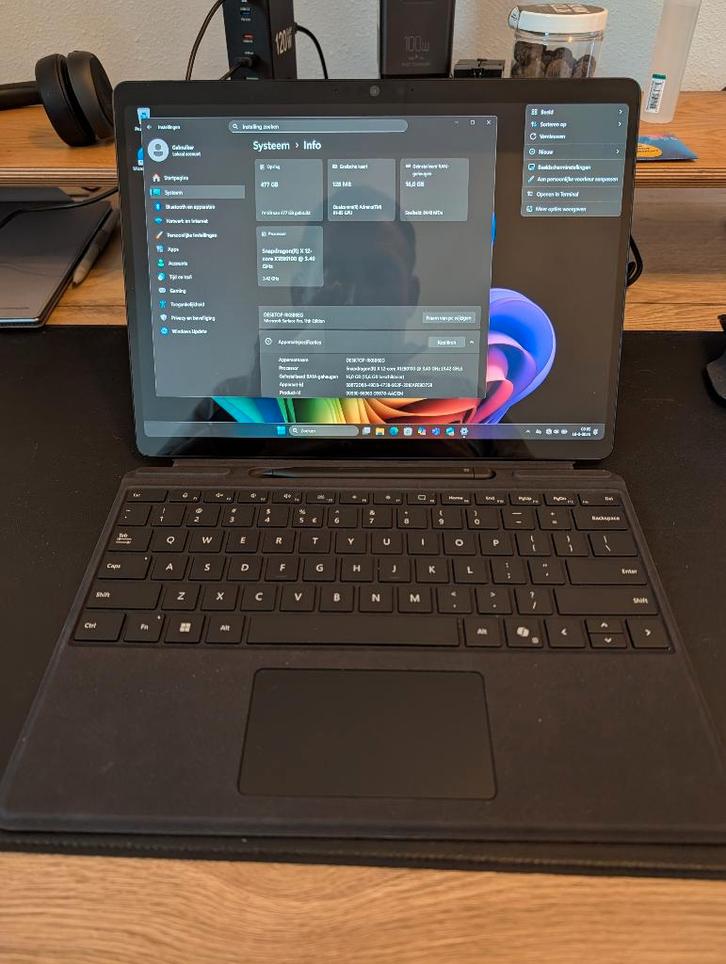 Microsoft Surface Pro 11 13" SD X Elite / 16GB / 512GB Zwart, Computers en Software, Windows Tablets, Nieuw, Wi-Fi, 13 inch of meer