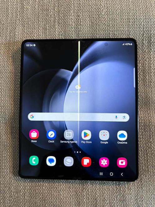 Samsung Galaxy Z Fold5 – 512GB – Zwart – Licht schermdefect, Telecommunicatie, Mobiele telefoons | Samsung, Zo goed als nieuw