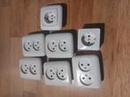 6 stopcontacten inbouw en 1 opbouw stopcontact, Ophalen of Verzenden, Zo goed als nieuw, Stopcontact