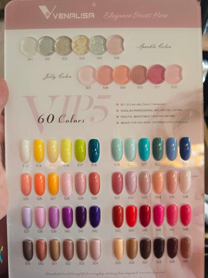Vena Lisa gloednieuwe set. 60st., Sieraden, Tassen en Uiterlijk, Uiterlijk | Cosmetica en Make-up, Nieuw, Handen en Nagels, Ophalen